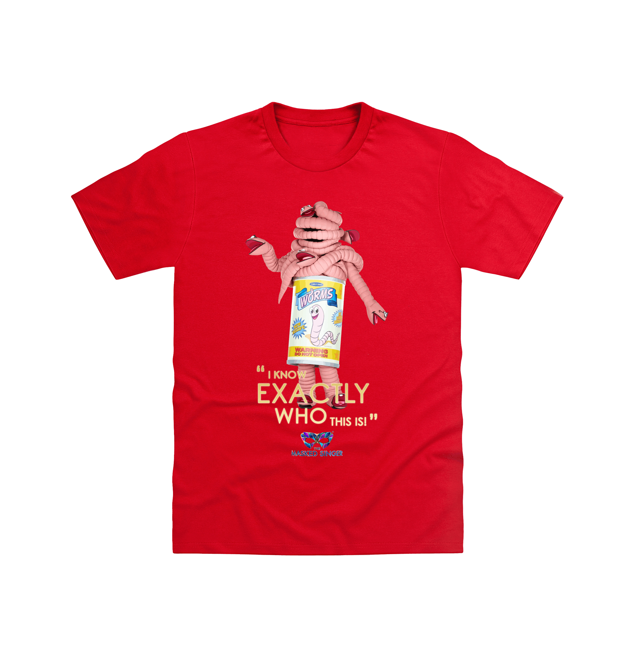 Red Printed T-shirt Front